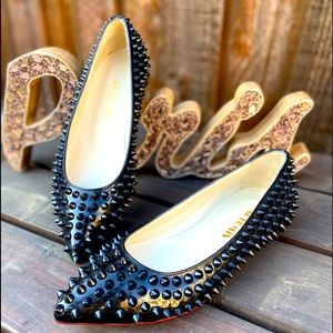 Artemis Design Co. Black Studded Loafers